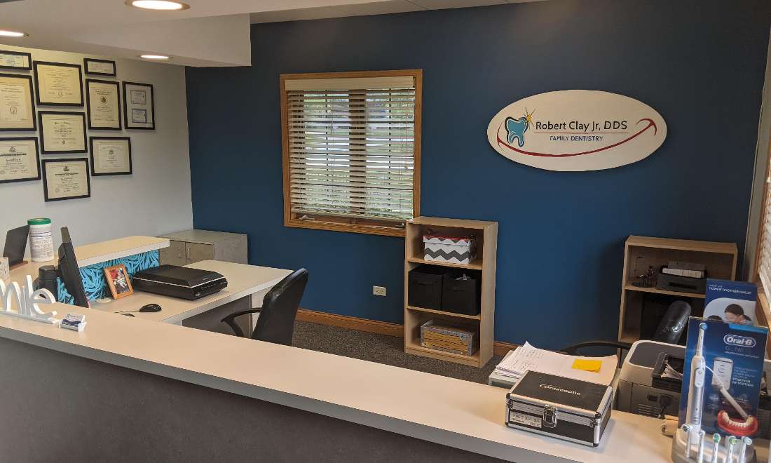 Another view of our front desk